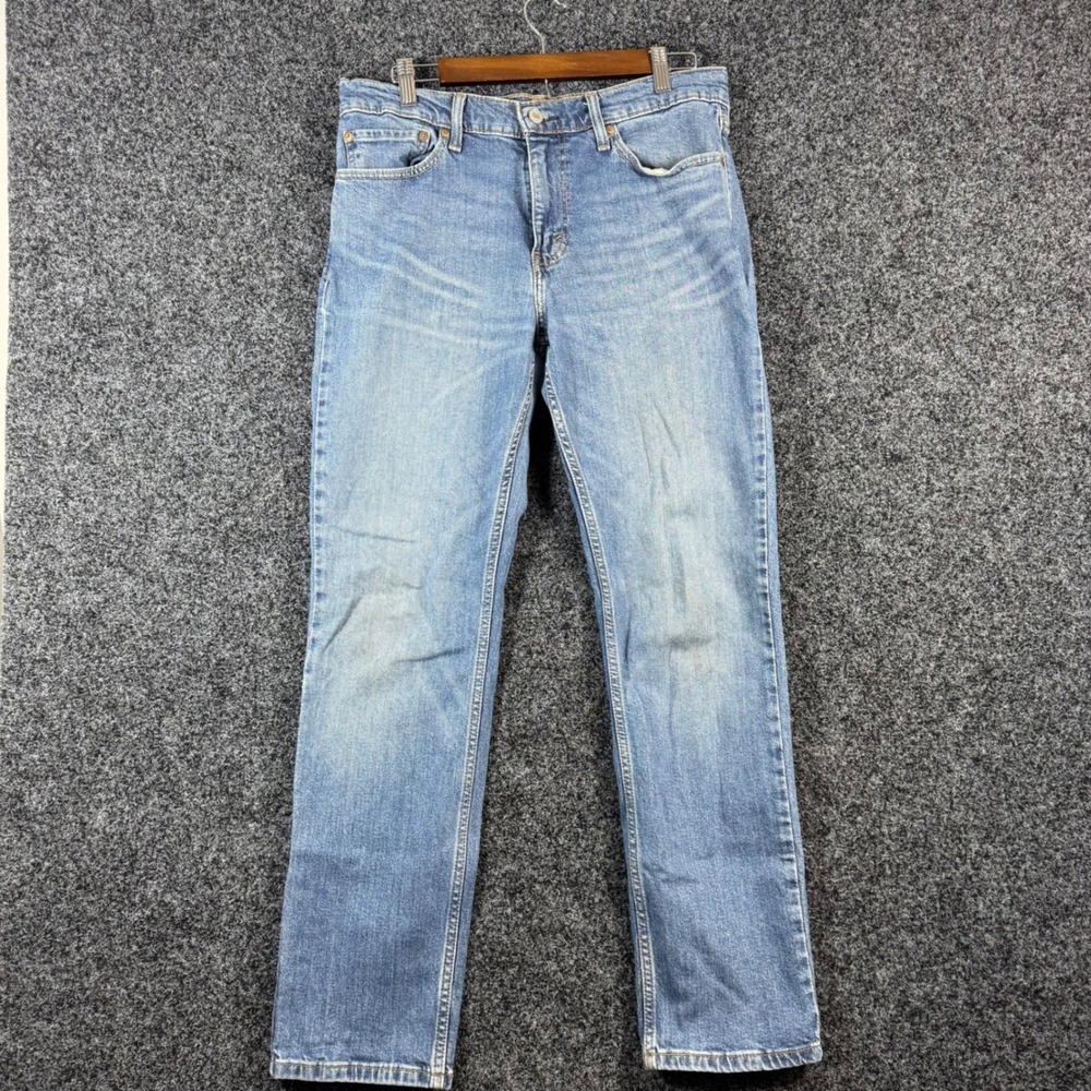 Levis 511 Slim Fit Jeans Mens 33x30 Medium Wash Blue Denim Pants 04511-5656
